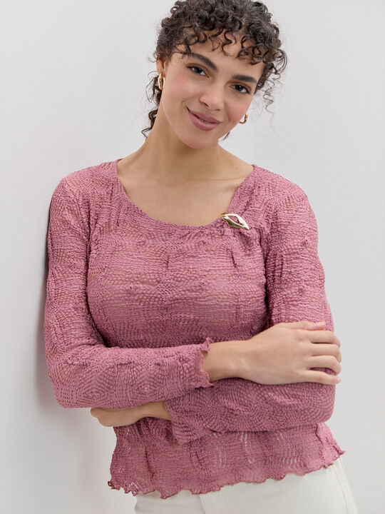 CAMISETA CALADA Maquillaje Oscu image number null