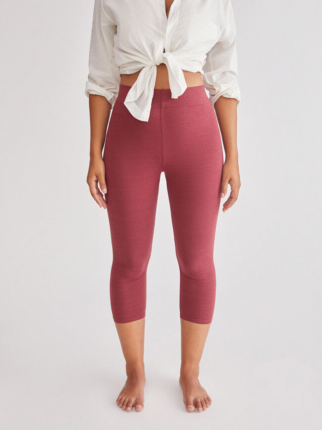 Legging capri Cognac