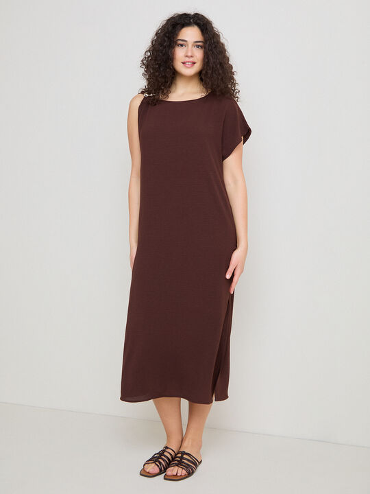 VESTIDO FORNITURa Marron Oscuro image number null