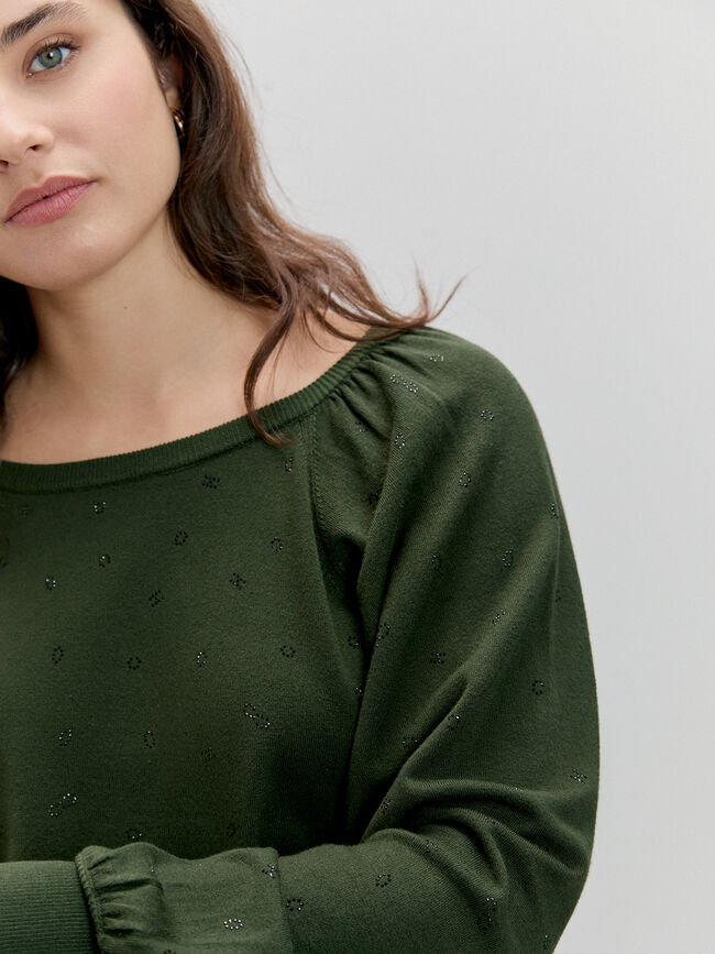 JERSEY ABULLONADO TERMOFIJADO Verde