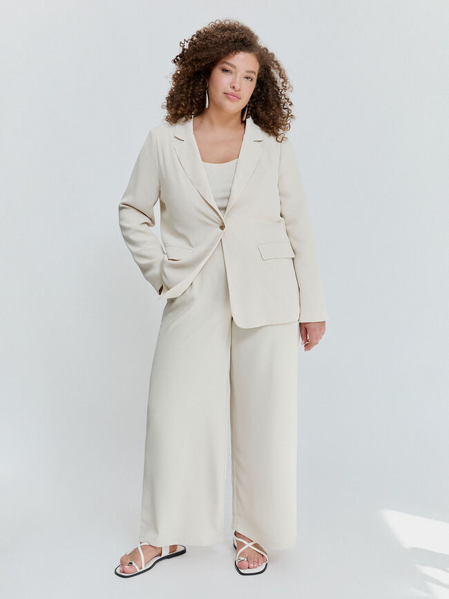PANTALON DE VESTIR Crudo