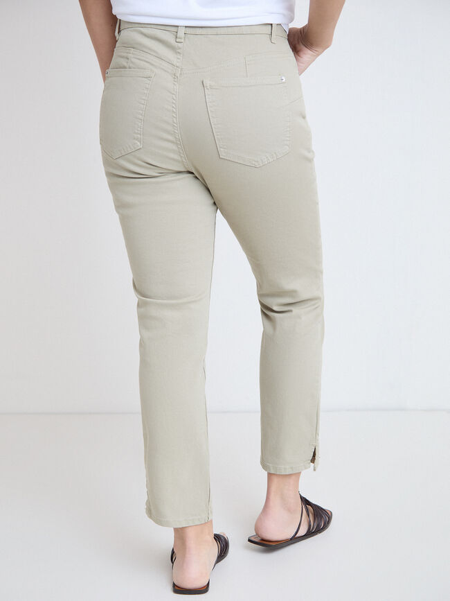 VAQUERO PITILLO CROP kaki claro