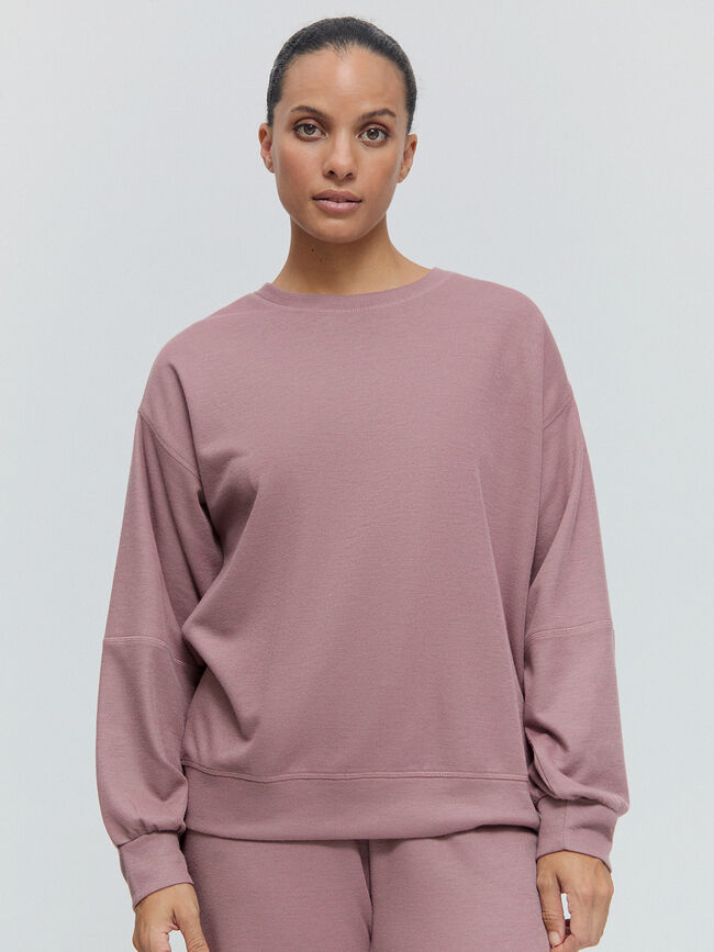 SUDADERA CORTES Rosa Polvo
