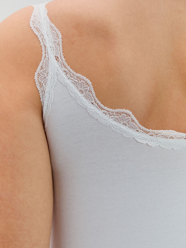 TOP LENCERO Blanco Optico