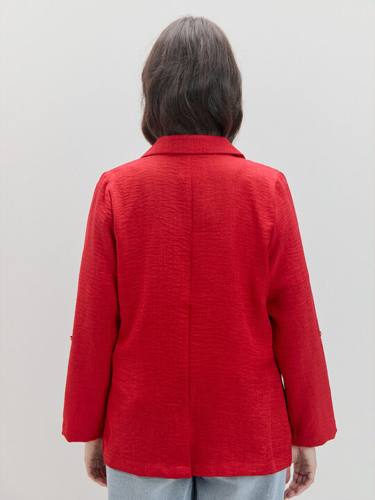 BLAZER FIT RELAJADO Rojo image number null