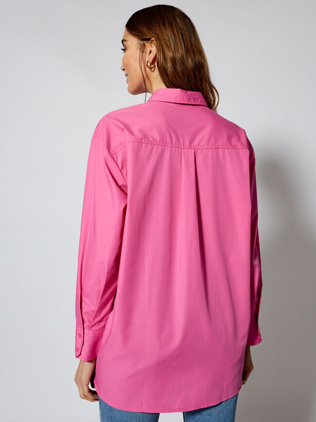 Blusa popelín Fucsia