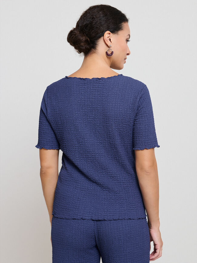 CAMISETA TEXTURA Indigo blush