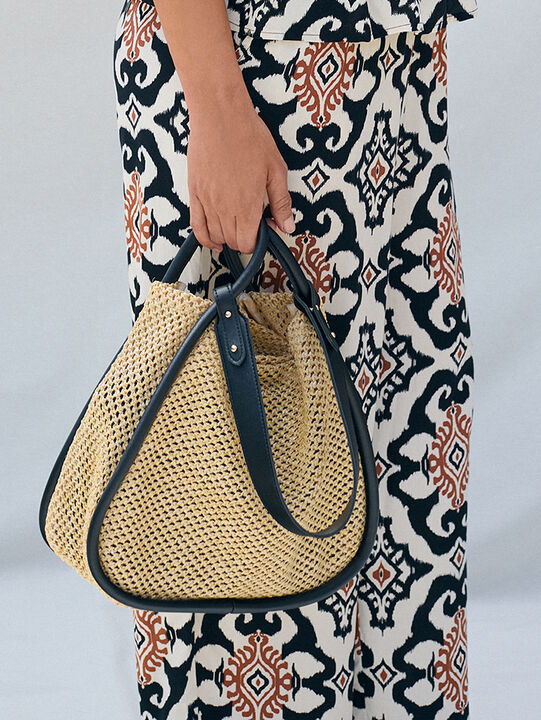 BOLSO RAFIA POLIPIEL Camel image number null