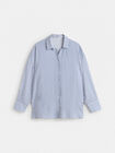 CAMISA RAYA ML Azul Chambray