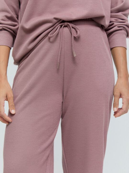 PANTALON BOLSILLOS PARCHE Rosa Polvo image number null