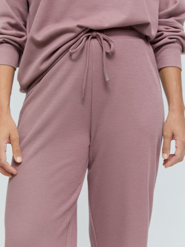 PANTALON BOLSILLOS PARCHE Rosa Polvo