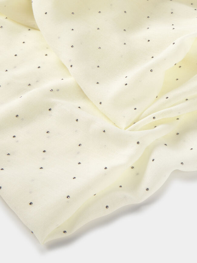 PAÑUELO LISO BRILLO Crudo