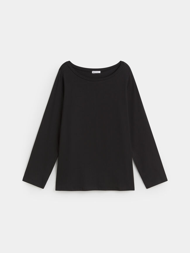 CAMISETA MANGA LARGA Negro