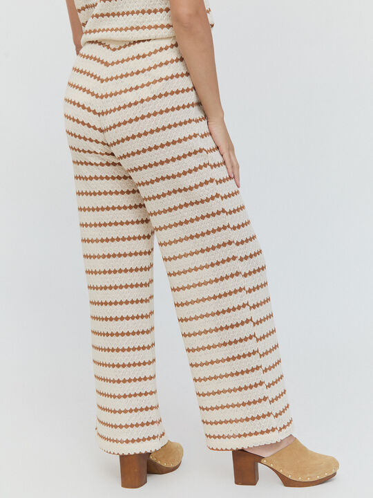 PANTALON RAYAS Crudo image number null