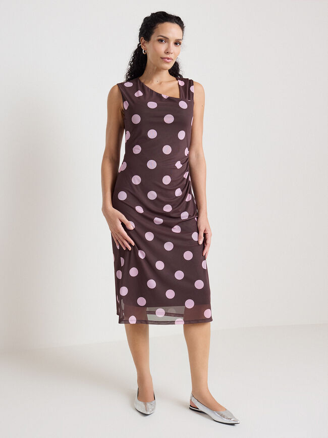 VESTIDO TUL TOPO GRANDE Estampado 1