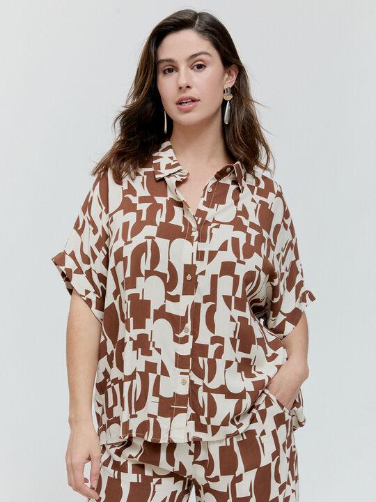 CAMISA MANGA CORTA Crudo image number null