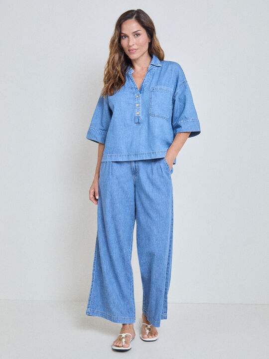 CAMISA VAQUERA GRANDE Mid blue image number null