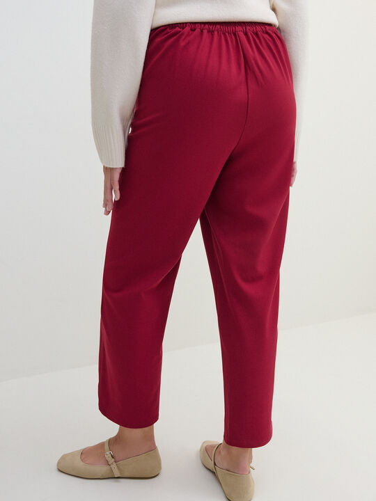 PANTALON JOGGER BOTONES Dark Cherry image number null