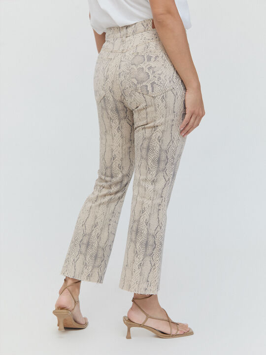 PANTALON ESTAMPADO SERPIENTE Estampado 4 image number null