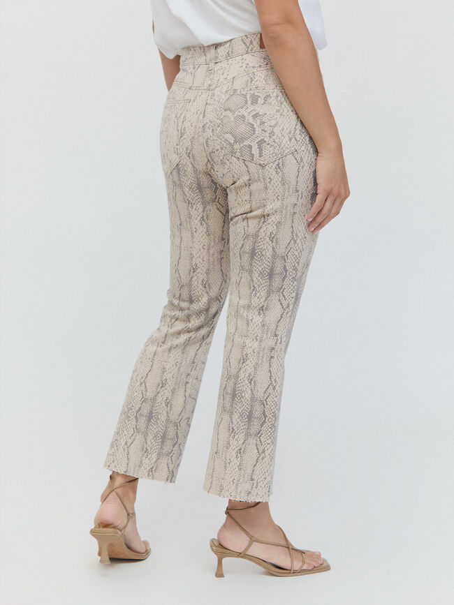 PANTALON ESTAMPADO SERPIENTE Estampado 4