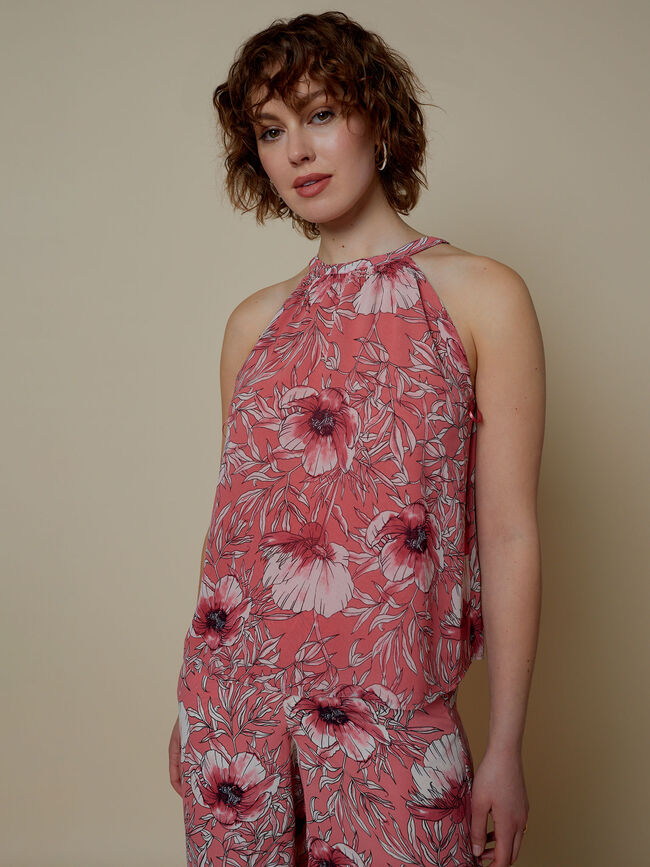 Top halter estampado Estampado 1