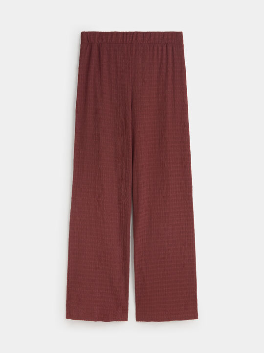 PANTALON ANCHO ROJO MARTE image number null