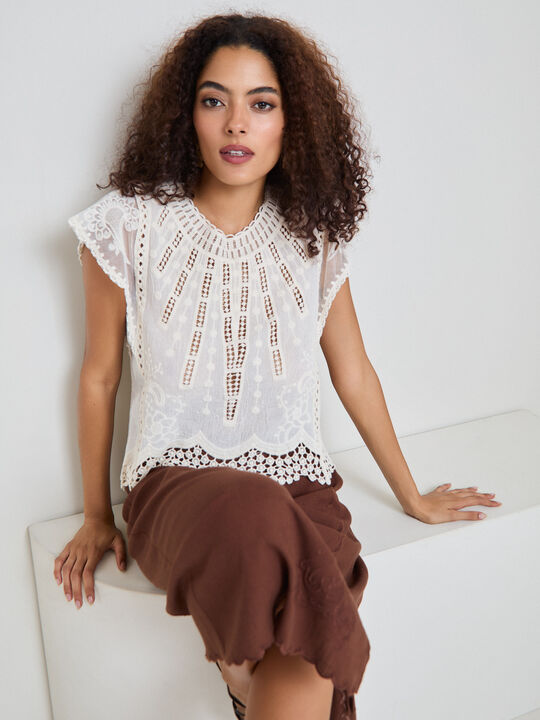 TOP DETALLES CROCHET Crudo image number null