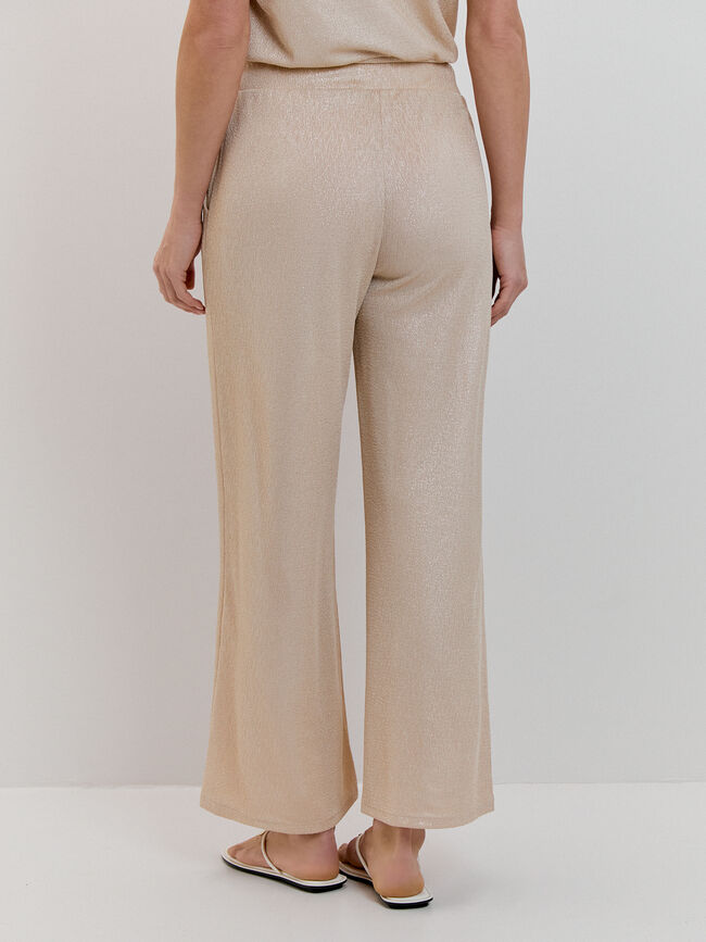 PANTAL&Oacute;N DORADO ESTRUCTURA Oro