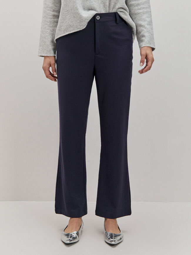 PANTALÓN RECTO Azul Marino