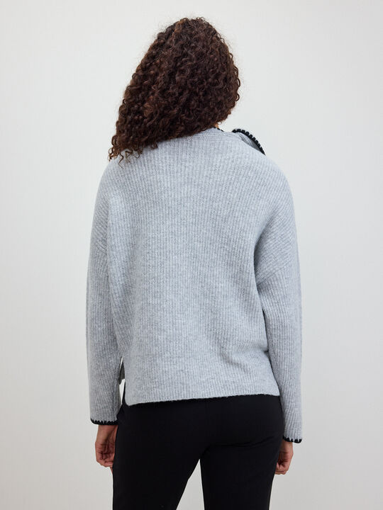 JERSEY LAZADA CONTRASTE Gris Medio image number null