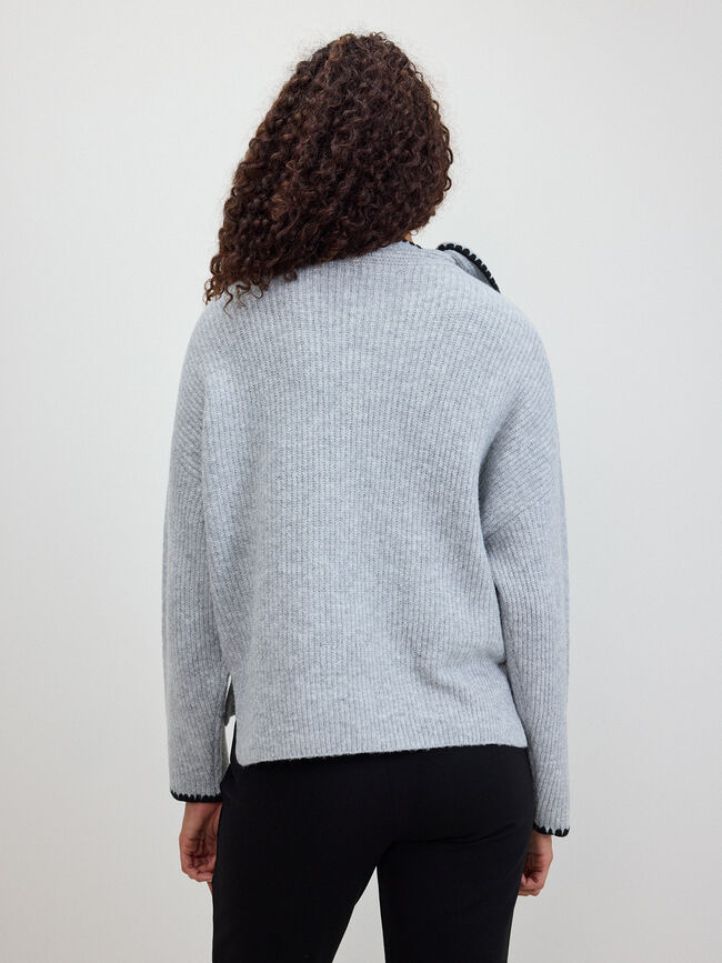 JERSEY LAZADA CONTRASTE Gris Medio