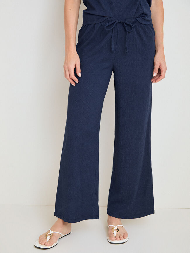 PANTALON TEXTURA Azul Noche