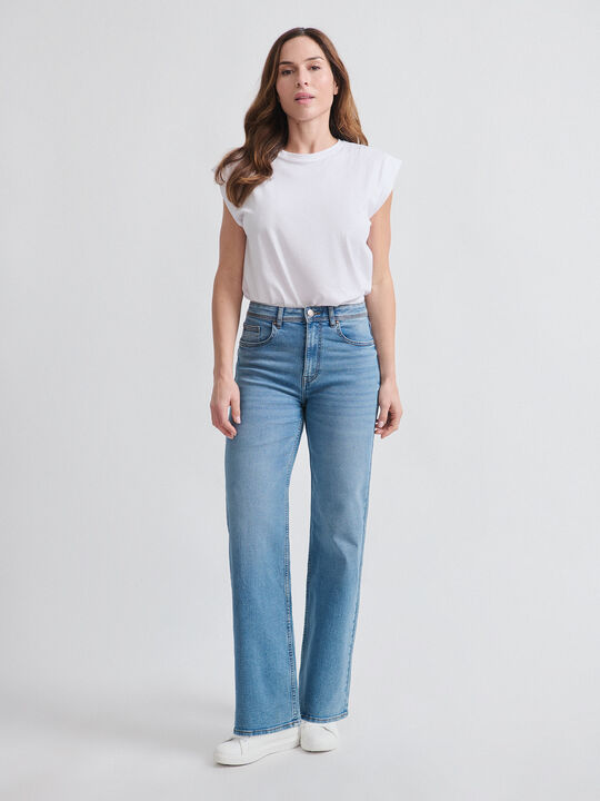 VAQUERO WIDE LEG Mid blue image number null