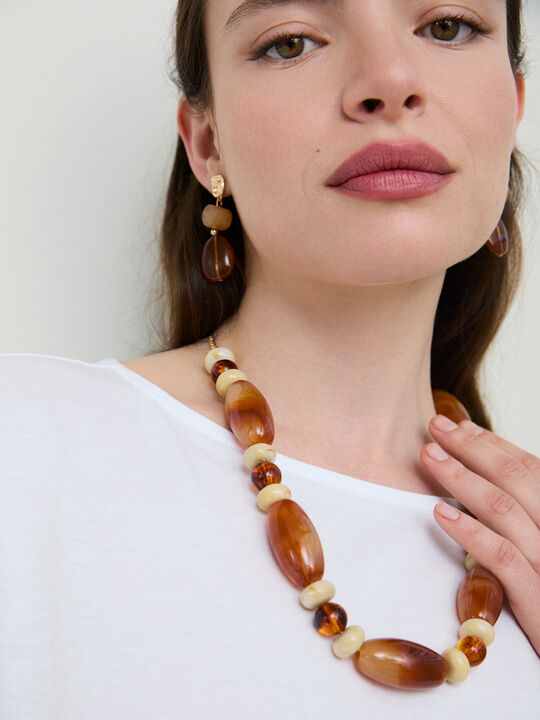 COLLAR LARGO BOLAS Multicolor image number null