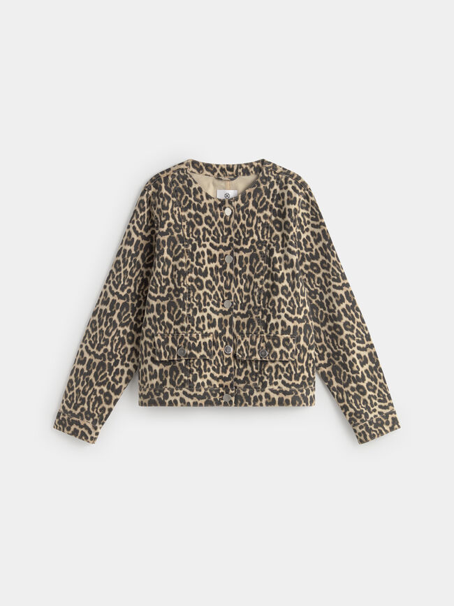 CAZADORA CORTA ESTAMPADA Estampado 3