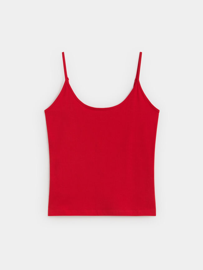 TOP TIRANTES Rojo
