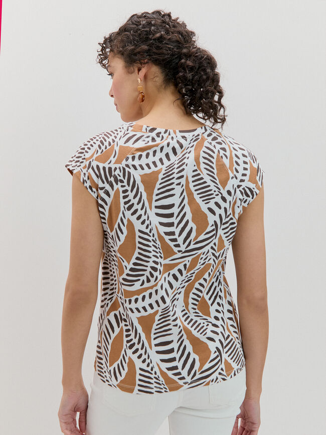 TOP MANGA CORTA Estampado 2