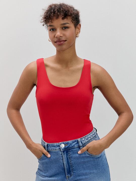 CAMISETA TIRANTE ANCHO Rojo image number null