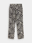 PANTAL&Oacute;N ANCHO ESTAMPADO Negro