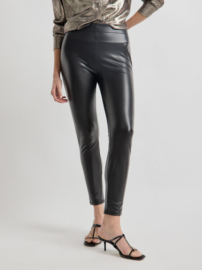 LEGGUING EFECTO PIEL Negro