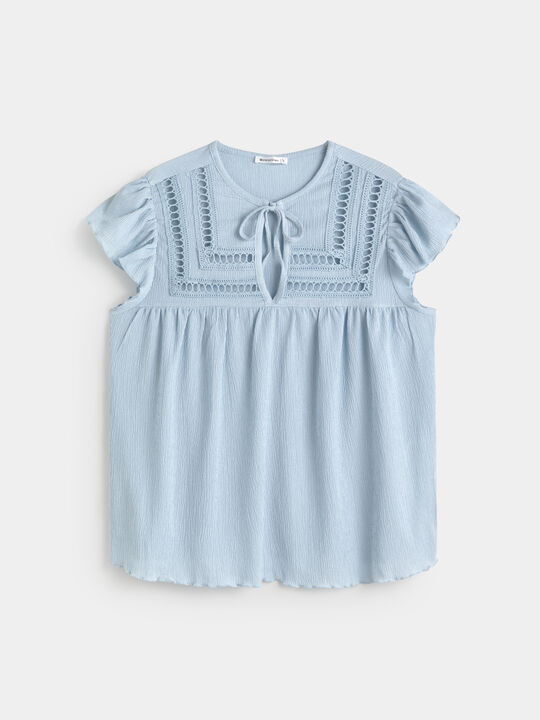 CAMISETA FORNITURA PECHERA Azul Bebe image number null