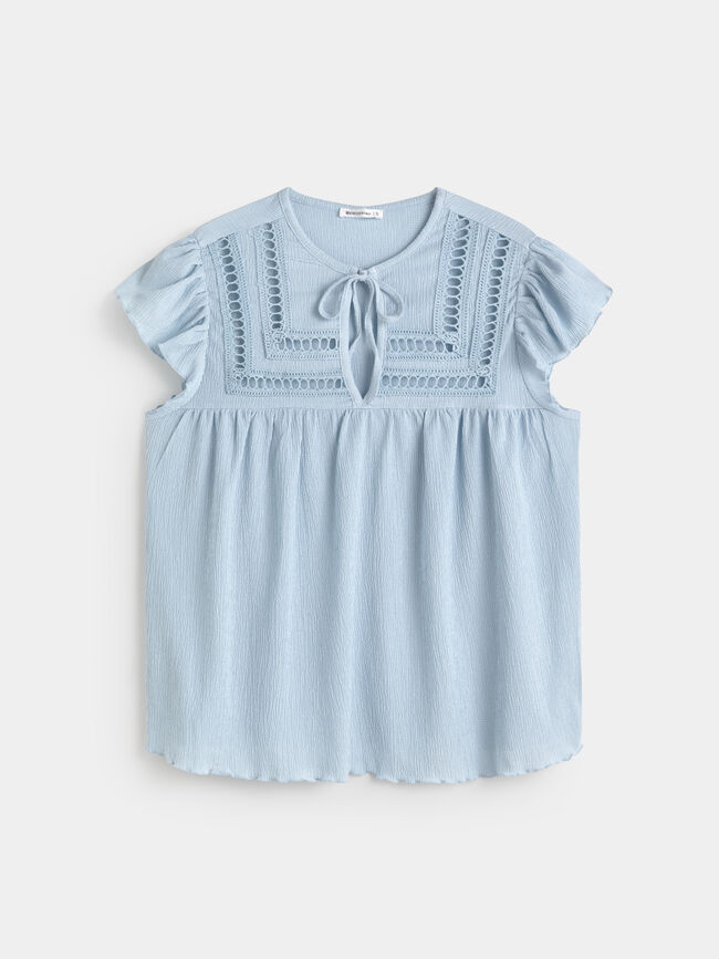 CAMISETA FORNITURA PECHERA Azul Bebe