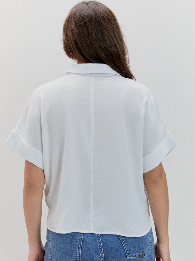 CAMISA MANGA CORTA Blanco Optico