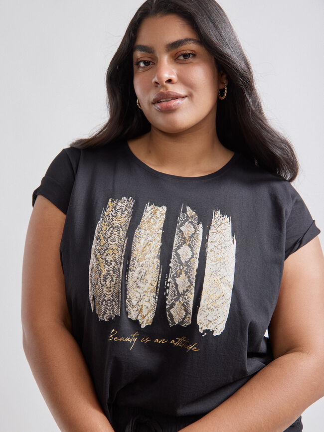 CAMISETA POSICIONAL SERPIENTE Negro