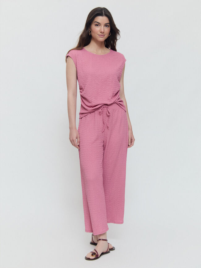 PANTALÓN EFECTO ARRUGADO Maquillaje Oscu