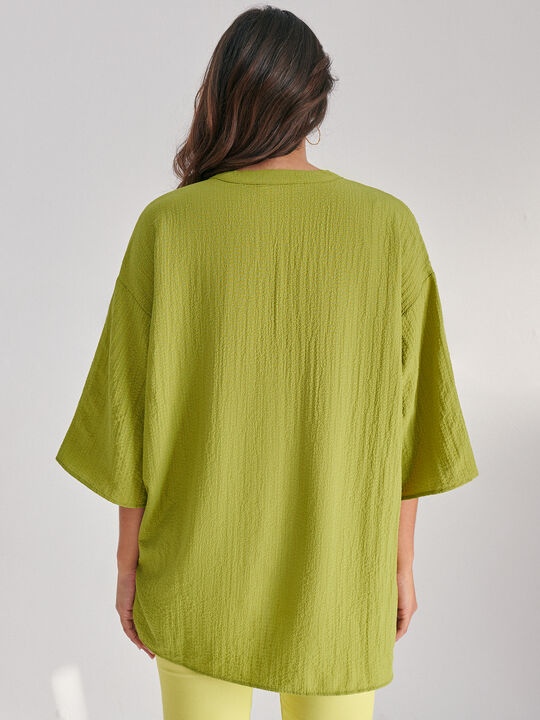 Blusa abotonada Oliva Calido image number null