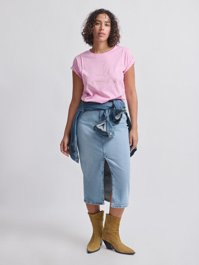 CAMISETA POSICIONAL SMILE Rosa