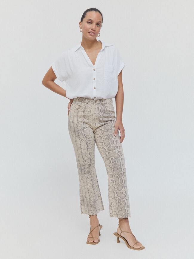 PANTALON ESTAMPADO SERPIENTE Estampado 4