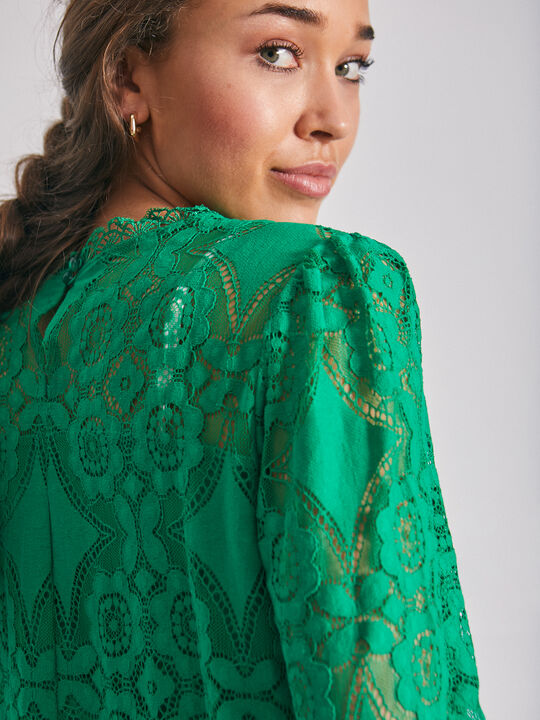 camiseta lace Verde image number null