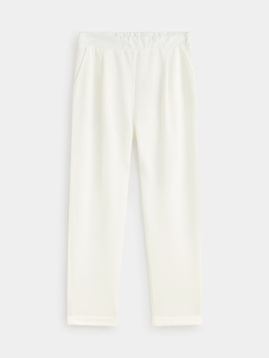 PANTALÓN PINZAS Crudo Claro image number null